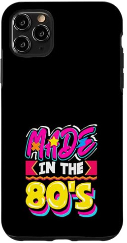 Boombox rétro rétro des années 80 fabriquée dans Les années 80 Coque pour iPhone 11 Pro Max