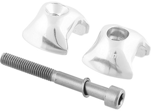 Ritchey Set Sattelschienen, rund, 7 x 7, Carbon 1-Bolt Sattelschellen, Schwarz, 7 x 7 mm
