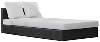 Polsterauflage für Sonnenliege Höhe 10 cm 60 x 190 oder 70 x 200 cm PU RG25 Leder Liegenauflage Topper Gartenliege Auflage für Liegestuhl soft / weich inkl. Kunstlederbezug Schaumstoffauflage günstig