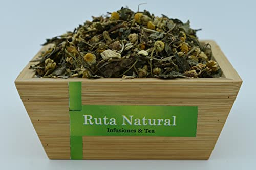 El Paraíso de las Especias - Infusión de hierbas digestiva, Anís Estrellado, Hinojo, Manzanilla, Anís verde, Melisa 1000 gramos