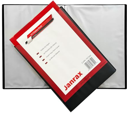 Janrax Präsentationsbuch mit 40 Hüllen, A3