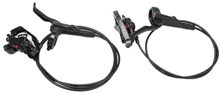Fahrrad Scheibenbremsen Kit, M4 Öldruck Hydraulische Scheibenbremse MT420 Vorderrad Hinterrad Bremssättel 4 Kolben mit 1 Paar 160 mm Scheibenbremsscheibe