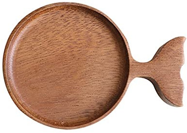 KIZQYN Pot À Lait Poisson Plat Poisson Plaque Ronde créative rétro Peinte à la Main de la Cuisson de Sauce Sauce Sauce Sauce Bateaux Pichet à Lait (Size : L)