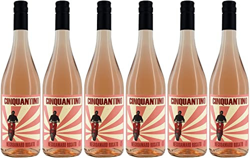 Cantina Sampietrana Cinquantino Negroamaro Rosato Puglia IGP Trocken (6 x 0.75 l)
