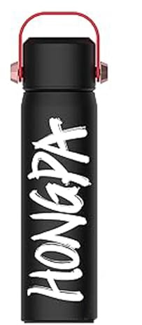 18/10 Botella de Agua de Acero Inoxidable - Botella Témica sin BPA, Termo con pared Doble Aislamiento para 12 Horas de Bebida Caliente y 24 Horas de Bebida Fría, para Deporte, Senderismo, Escuela