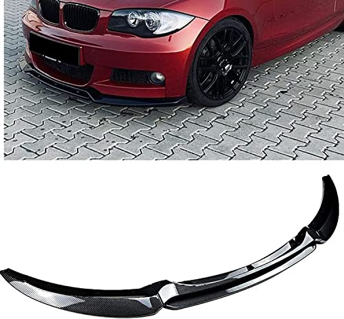 Frontal Alerón Spoiler Labio para BMW 1 Series E82 M 2007-2010,Parachoques Delantero Labio Divisor Difusor Kit Carrocería