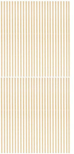 SEWACC 50pcs Bamboo Craft Sticks for Projects Natural Bamboo Material Versatile Crafting Supply for Architectural Models and Various Crafts and Easy to Use