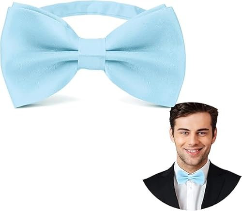 EnithElite Fliege Herren Verstellbar - Dunkelblau, Blau, Schwarz - Elegante Krawatte