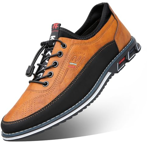 Chaussures Bateau et Mocassins pour Hommes décontracté Affaires en Cuir léger Chaussures Plates pour Hommes en Cuir Occasion Formelle