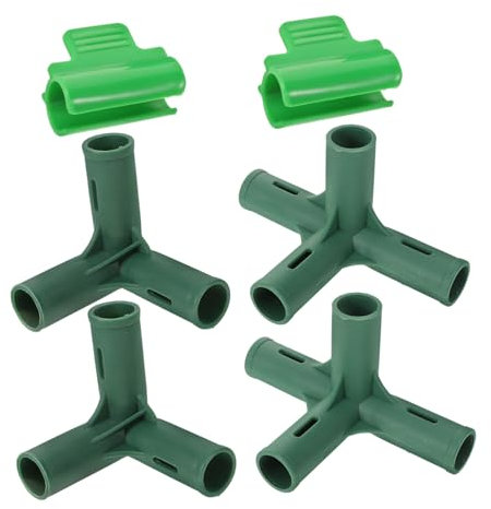 KONTONTY Set Di 3 Convertitori Per Serra Connettori Per Tubo Adattatori Per Serra Parti Per Montaggio Collegamento Connettore in Plastica