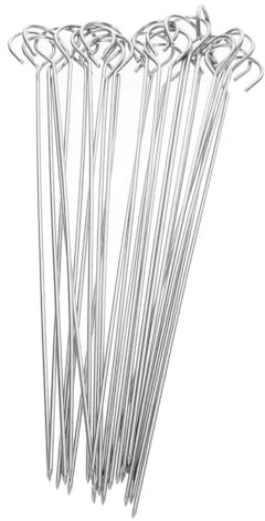 MOTHNUR 30pièces Brochettes Acier Inoxydable Pour Barbecue Aiguilles De Grillades Réutilisables Accessoires De Cuisson Pratiques Pour Kebab Et Shish Kabob