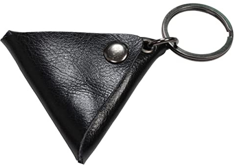 EPIGEIST Estuche de Cuero para Púas de Guitarra Acústica y Eléctrica y Triangular Ligero Negro Adecuado para Viajes y Fiestas Musicales