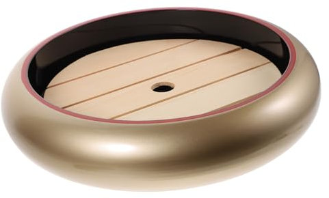 BESPORTBLE Japanese Sashimi Plate and Cold Dish Fish Platter Set Wooden Drain Board, Small Sushi Serving Tray for Home and Restaurant