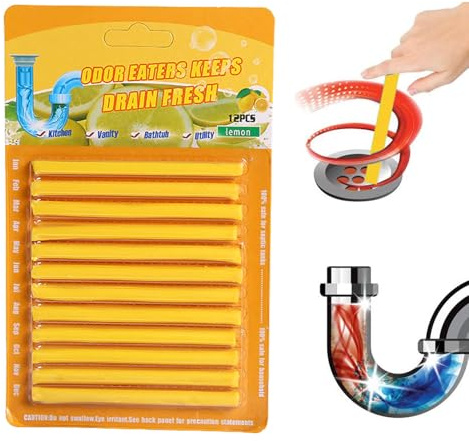Bastone di scarico, bastoncini di scarico per lavello, potente strumento per sbloccare e aprire deodoranti per vasca da bagno, doccia, cucina, bagno, serbatoi di servizi igienici