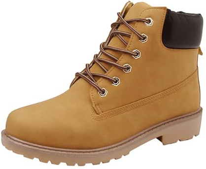 Generisch Botas de trekking para hombre, zapatos de senderismo impermeables, botines para exteriores, botas de senderismo de trekking, forradas, botas de invierno cálidas, zapatos de invierno cómodos