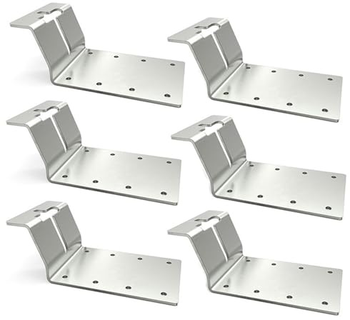 hindraem 6pcs Double Wire Mesh Fence Fasteners Secure Fixings For Garden Projects And Repairs Providing Versatile Support