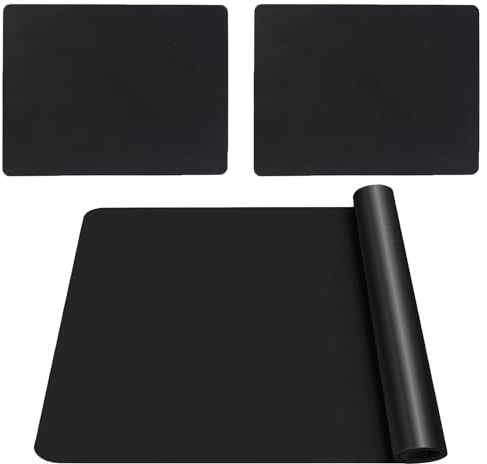 3Pcs Worktop Silicone Mats, 60×40cm Heat Resistant Worktop Protector Baking