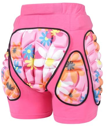 Zktfyshk Pantaloncini imbottiti 3D Hip Butt Pad Protettivo Imbottito Pantaloni Corti Traspirante Regolabile per Bambino Adulto Snowboard Sci Pantaloncini Sportivi Traspiranti