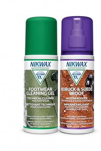 Nikwax Nubuck & Suede Footwear Clean/59704-00000-00 Double Pack