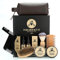 EXREIZSTUpgraded Beard Grooming Kit for men,Beard Care Kit for men,with 2Beard Growth Oil,Balm,Brush,Comb,Shaving Soap,Storage,suitable for Birthday Gifts for Men Him Dad Husband Brother Boyfriend