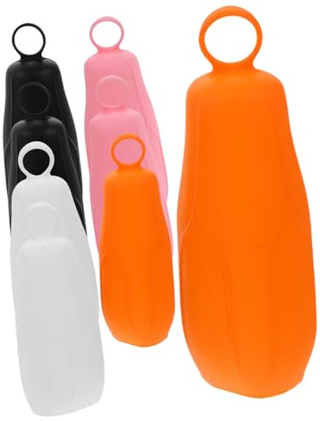 LOORGVEL Manicotti in Silicone per Bottiglie di Lozione 8 Pezzi Anti-perdita, Custodie Compatte per Articoli da Toeletta da Viaggio, Guaine Leggere e Resistenti per Kit Liquidi da Viaggio