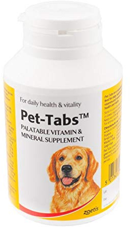 Pet Tabs Multivitamin and Minerals Tablets (Size: 180 Tablet Pot)