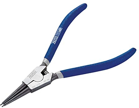 Alyco 106202 Alicates de Boca Recta Seeger, Azul, 140 mm