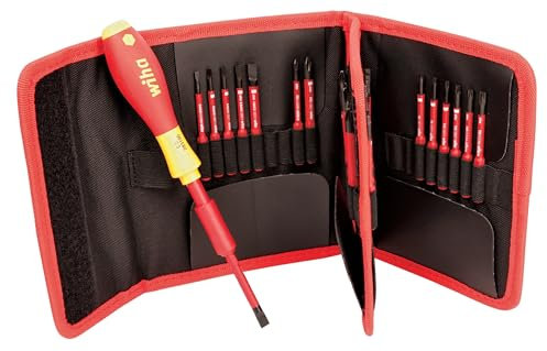 Wiha 28399 SlimLine Flachsteckbeutel-Set, 30-teilig