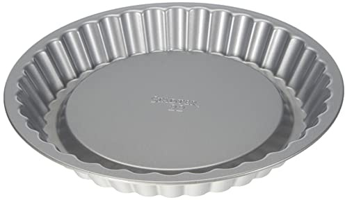 Städter We Love Baking Obstbodenform, Metall, Silber, Durchmesser 22cm,