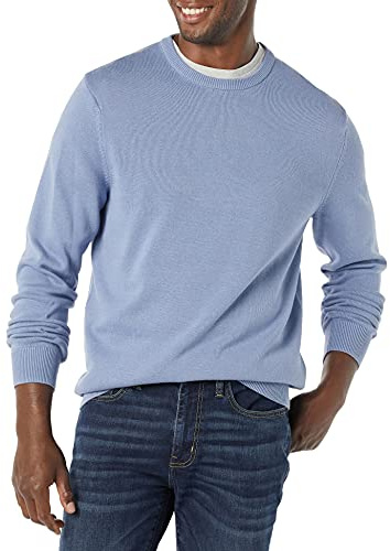 Amazon Essentials Men's Crewneck Sweater (Available in Big & Tall), Light Blue, XX-Large