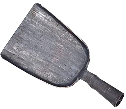 KICHOUSE Multi-Functional Pan Ergonomic Ash Shovel for Fireplaces Woodstoves and Grills Wear- Design for Easy Scooping and Cleaning