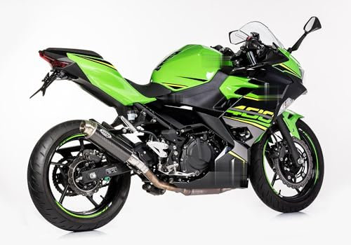 SHARK SRC 4 Slip on Ersatzdämpfer (2-1) Super Short Kompatibel mit Kawasaki Z400 ER400F 399ccm Bj. 2022-2023