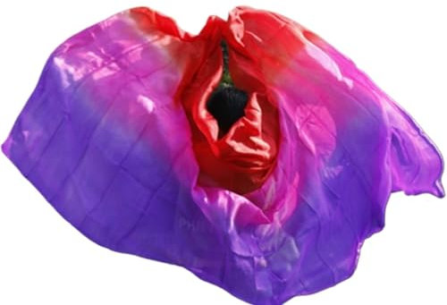 Bauchtanz Seidentuch Seide Bühne Performance Dancewear Zubehör Tie Dye Licht Textur Schleier Schals Frauen Schal Kostüme Bauchtanz Schleier Bauchtanz Tuch (Color, Size : XXL-300cm-114c