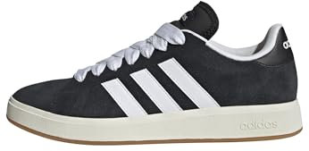 adidas Herren Grand Court Base 00s Shoes Schuhe, Core Black/Cloud White/Gum, 42 EU