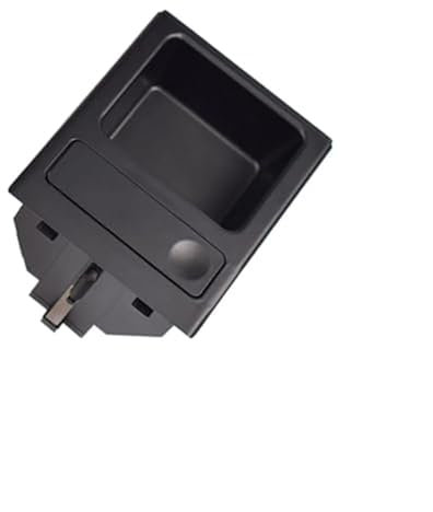 DEMULAX Auto-Mittelkonsole, Wasserbecherhalter, Getränkeflaschenhalter, Münzfach, for, 3er E46 323i 318I 320I 98–06 51168217953 Auto-Getränkehalter Getränkehalter für die Autokonsole(Black Black-Stor
