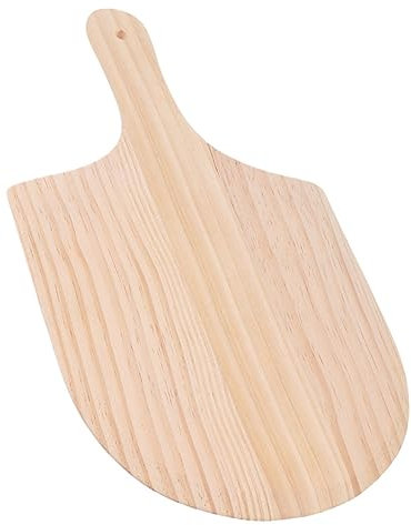 MOLUCKFU De Pizza De Madera Con Asa Tabla De Cortar y Servir Pan Pasteles y Pizza Para Catering y Reuniones