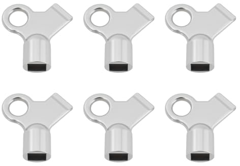 ECSiNG 6pcs 5mm Square Radiator Bleed Valve Keys for Radiators Bleeding and Air Venting