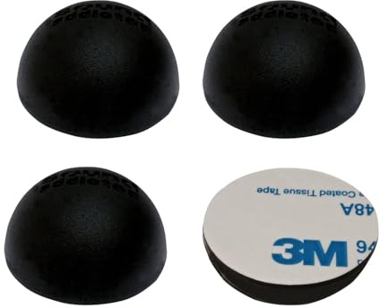 Möbelpuffer Schwarz 8 STK Anschlagpuffer Selbstklebend 30mm x 15mm | Lautsprecher Füße Silikon Lautsprecher Spikes Silikon Lautsprecher Absorber Geeignet Geeignet für Türen Computer Möbel