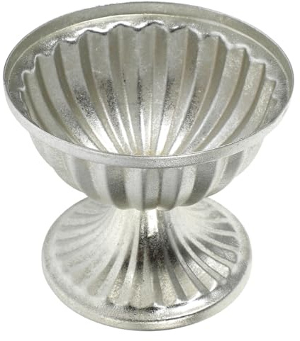Jardinière urne Classique, Vase de Centre de Table de Mariage, Pot de Fleurs Traditionnel sur piédestal, Support de Fleurs en métal Rustique, Coupe trophée argentée, Pots de Plante