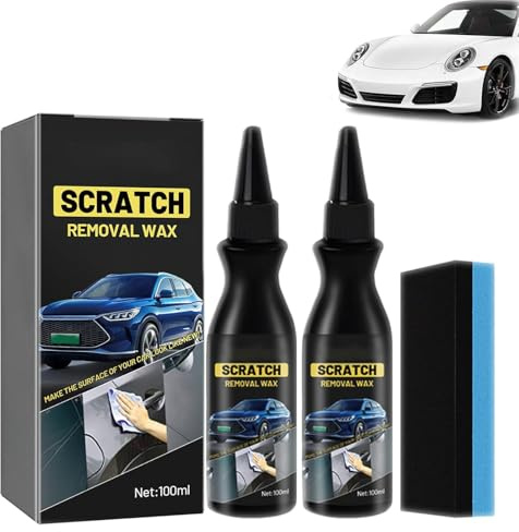 Schneller Kratzerentferner für Autos, Upgrade Entferner für Autos Tiefen Kratzer Reparatur Creme, Kratzer Entferner Auto, Auto Kratzerentferner Paste, Autolack Reparatur Polieren Paste (2Pcs)