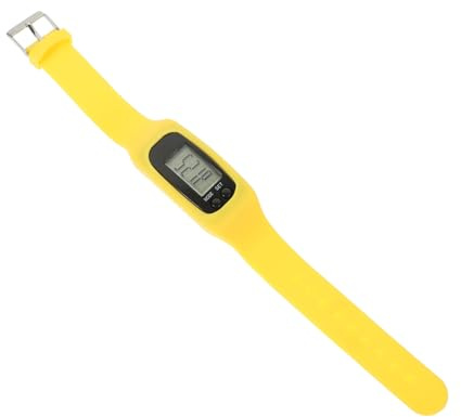 BUGUUYO Multifunctional Silicone Wrist Pedometer Watch for Step Counting and Calorie Tracking Skin-friendly Fitness Bracelet Suitable for Men and Women Daily Use
