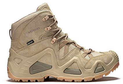 LOWA M Zephyr GTX Mid Tf Beige - Gore-Tex Robuster komfortabler Herren Gore-Tex Einsatzstiefel, Größe EU 42 - Farbe D
