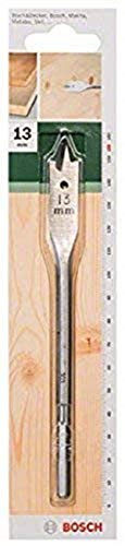 Bosch Accessories 2609255260 Mèches plates avec pointe de centrage 2 taillants acier trempé Diamètre 13 mm Longueur 155 mm