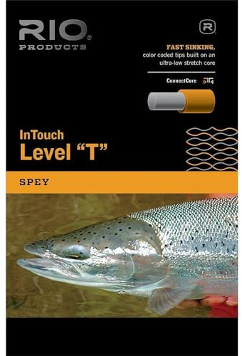 Rio Fly Fishing Fly Line InTouch T-14-76,2 m Shad Angelschnur, Dunkelblau