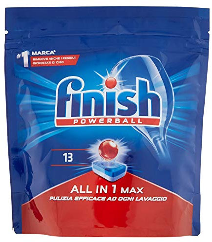 Finish Tout-en-un, nettoyant pour lave-vaisselle, 13 tablettes, 242 g Normal