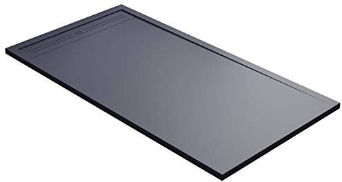 Duschtasse 80 x 130 cm aus Stein Maier Oasis Grau Anthrazit
