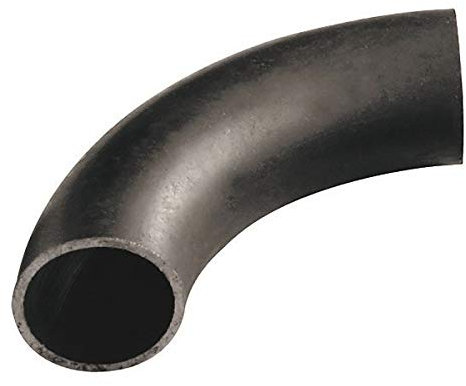 Schweißbogen 90 Grad lang 60,3 mm 2 DN 50 schwarz