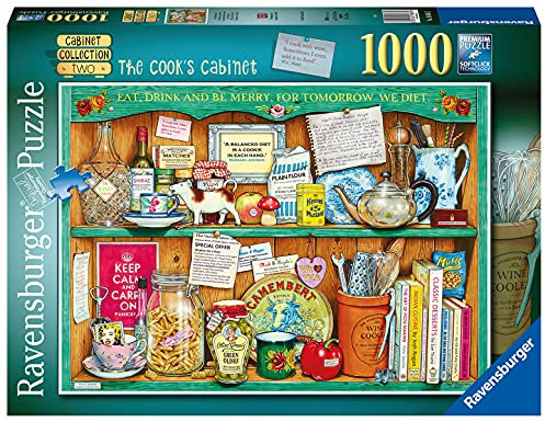 Ravensburger The Cook's Cabinet Puzzle, 1000 Teile, für Erwachsene und Kinder ab 12 Jahren