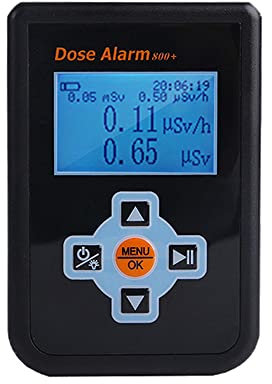 Kavolet Geigerzähler, Kernstrahlungsdetektor, Digitaler Strahlungstester, Dosisalarm mit Hintergrundbeleuchtung, X/γ/Harter β-Strahl Radioaktiver Alarm, Strahlungsmonitor