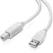 conecto cable USB 2.0, conector USB A a USB B, blanco, 3,00 m